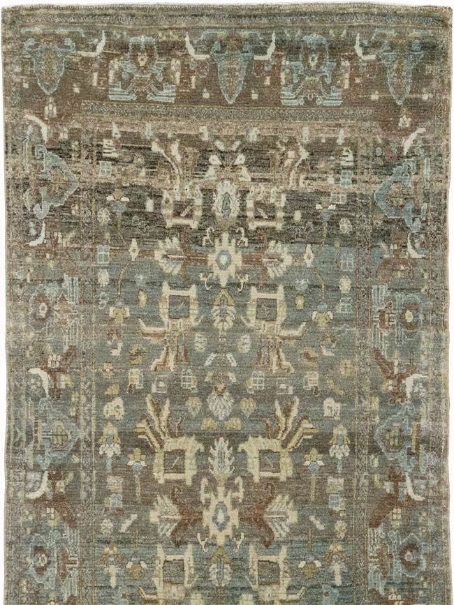Vintage Persian Malayer Runner, No.21773 - Staging