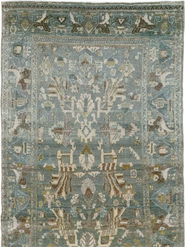 Vintage Persian Malayer Runner, No.21773 - Staging