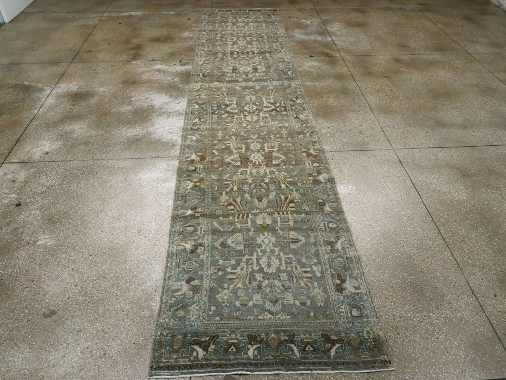 Vintage Persian Malayer Runner, No.21773 - Staging