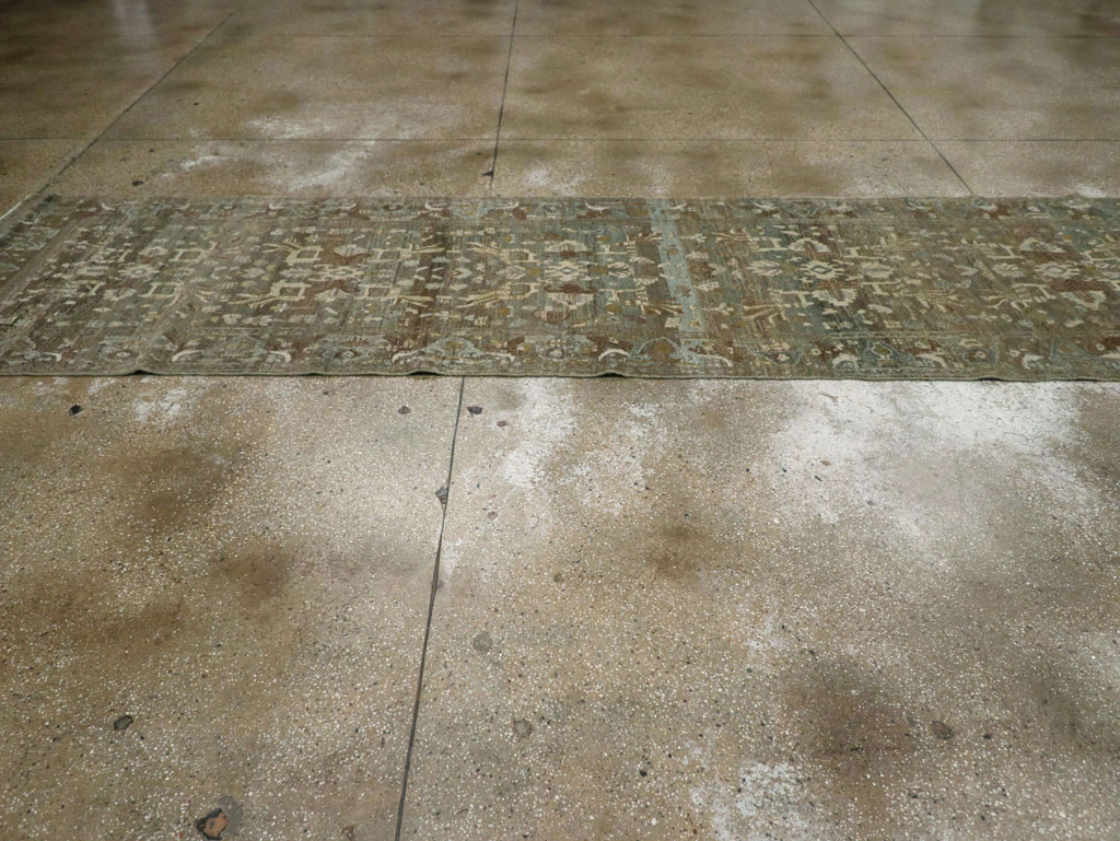 Vintage Persian Malayer Runner, No.21773 - Staging