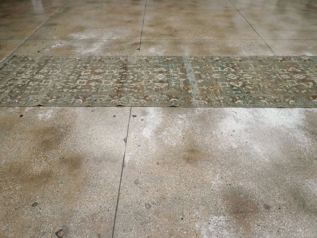 Vintage Persian Malayer Runner, No.21773 - Staging
