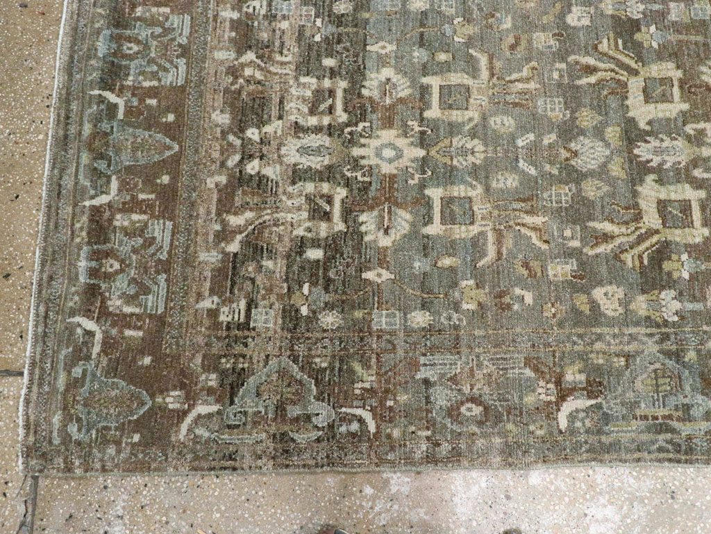Vintage Persian Malayer Runner, No.21773 - Staging