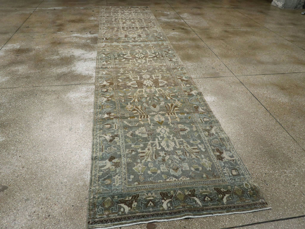 Vintage Persian Malayer Runner, No.21773 - Staging