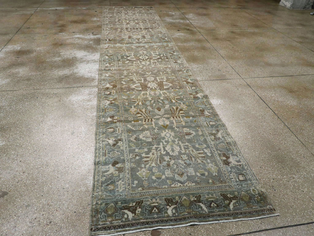 Vintage Persian Malayer Runner, No.21773 - Staging