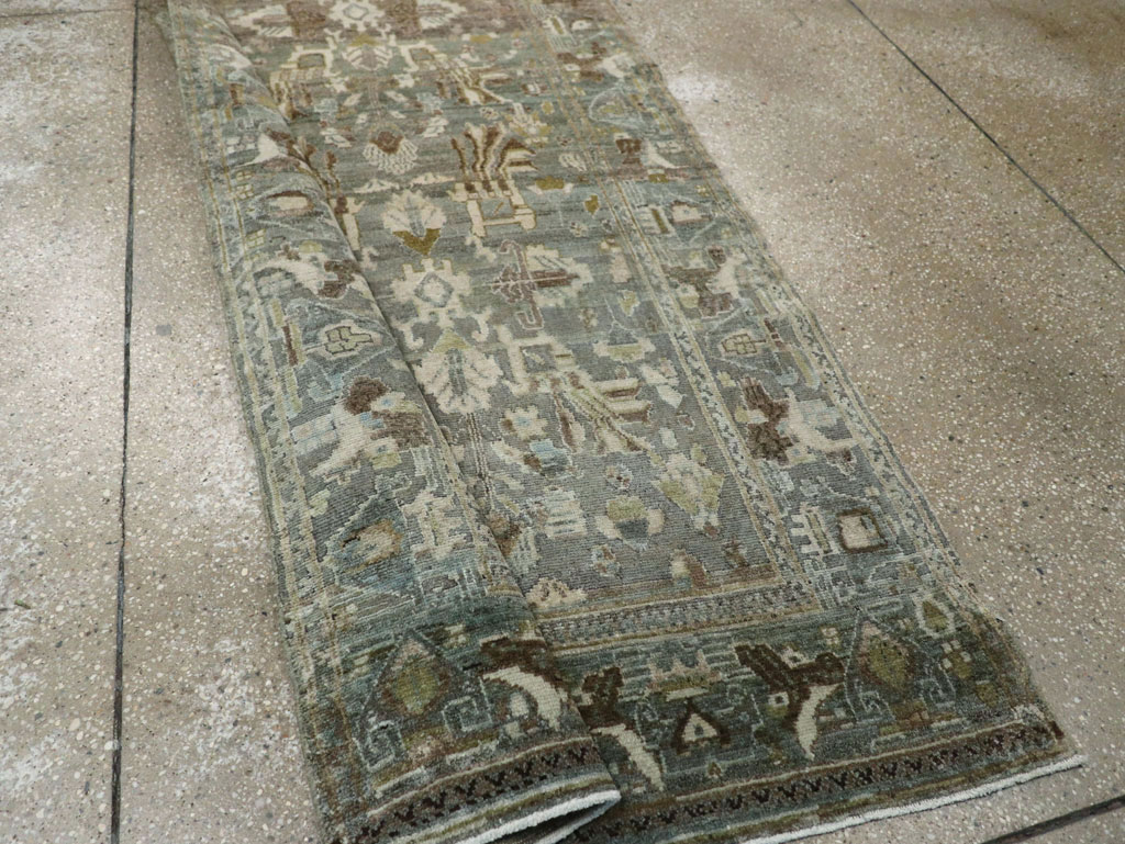 Vintage Persian Malayer Runner, No.21773 - Staging