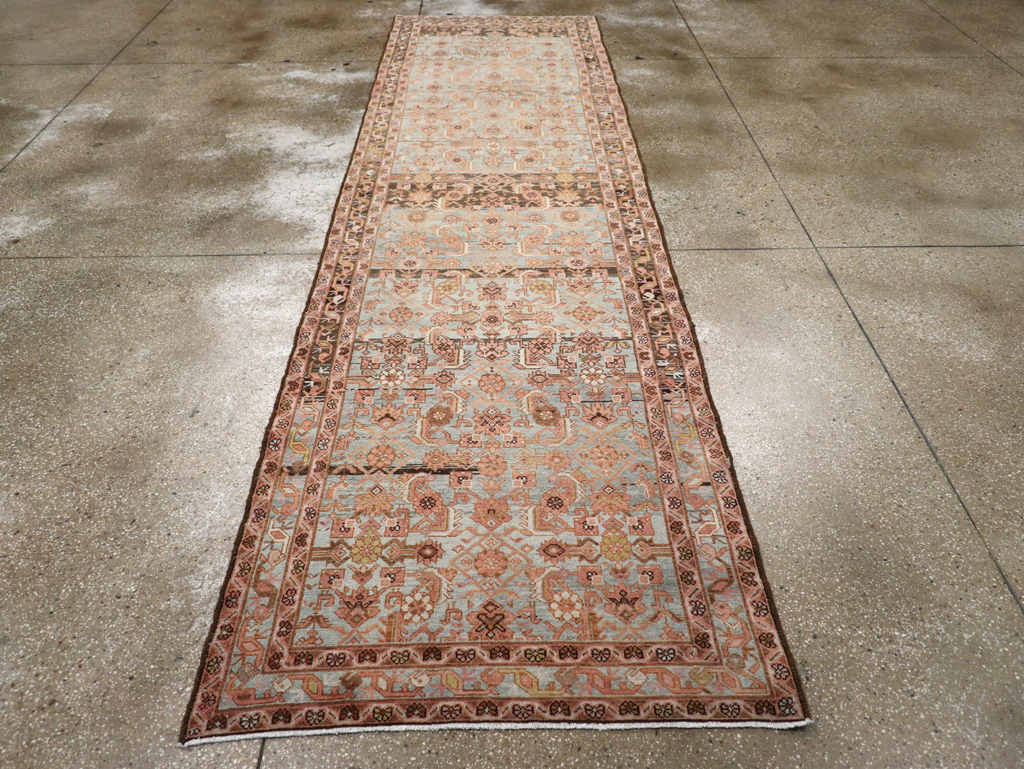 Vintage Persian Malayer Runner, No.21779 - Staging