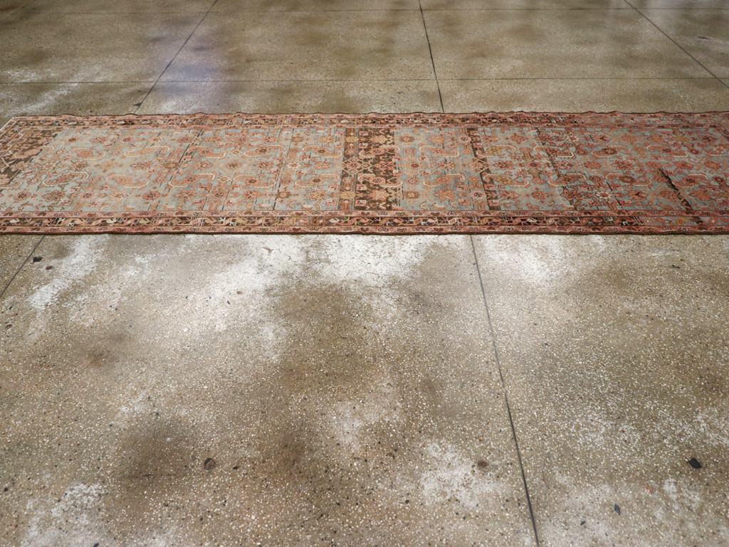 Vintage Persian Malayer Runner, No.21779 - Staging