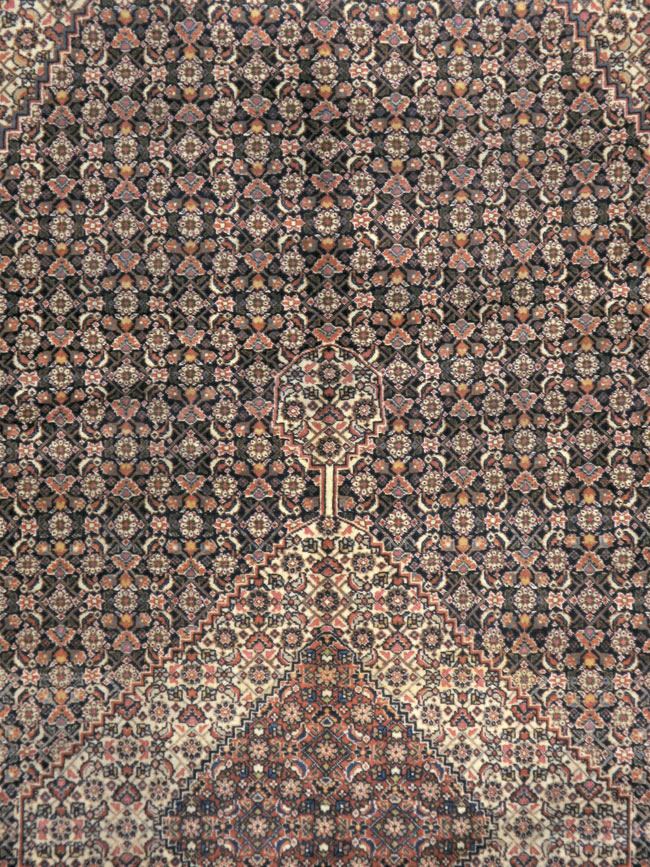 Vintage Persian Tabriz Carpet, No.21785 - Staging