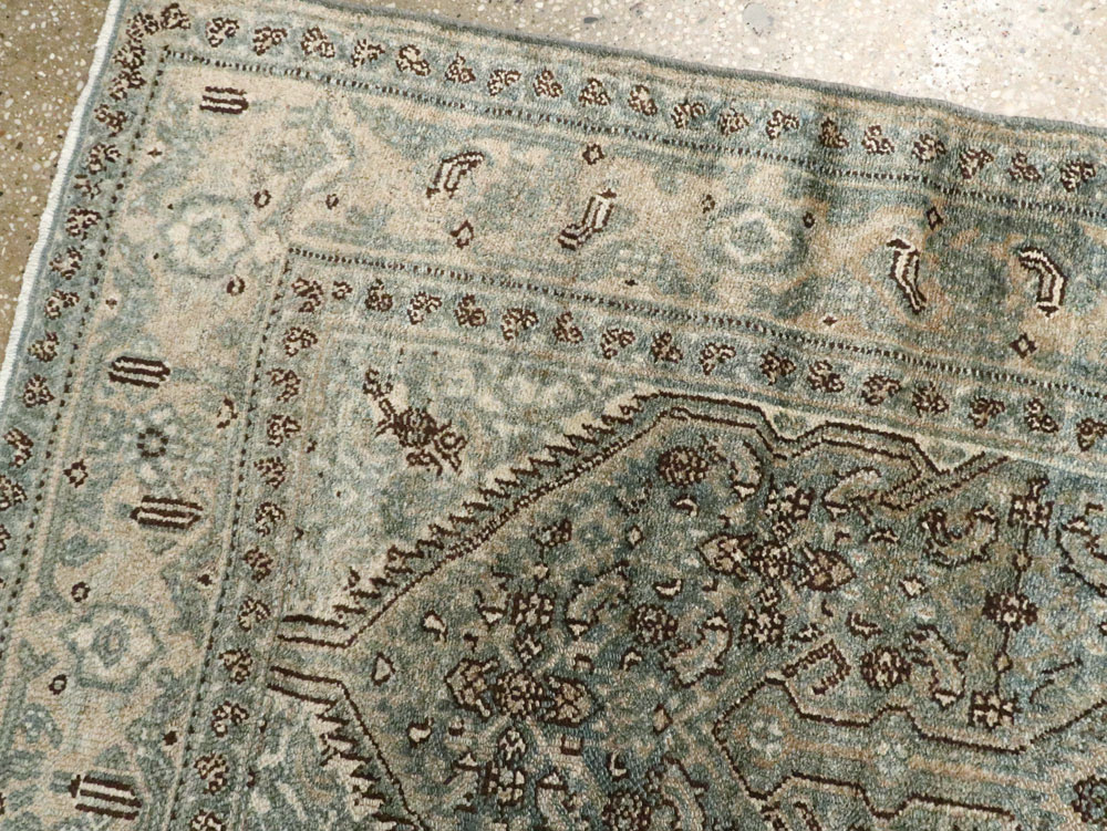 Antique Persian Bibikabad Long Runner, No.21795 - Staging