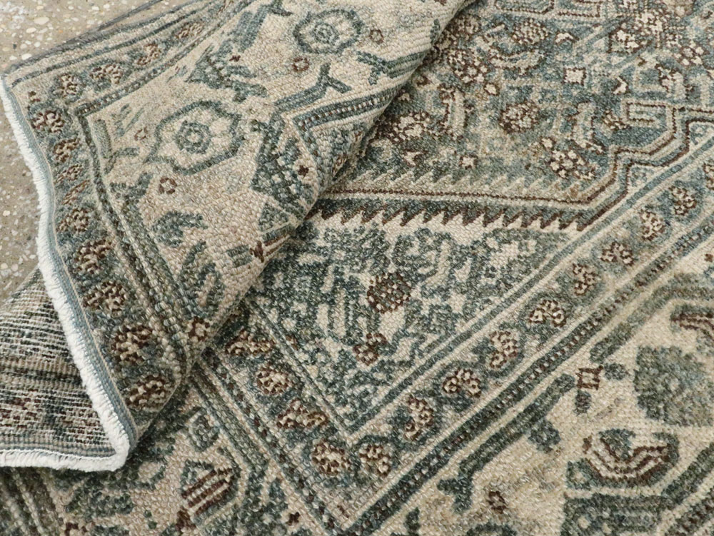 Antique Persian Bibikabad Long Runner, No.21795 - Staging