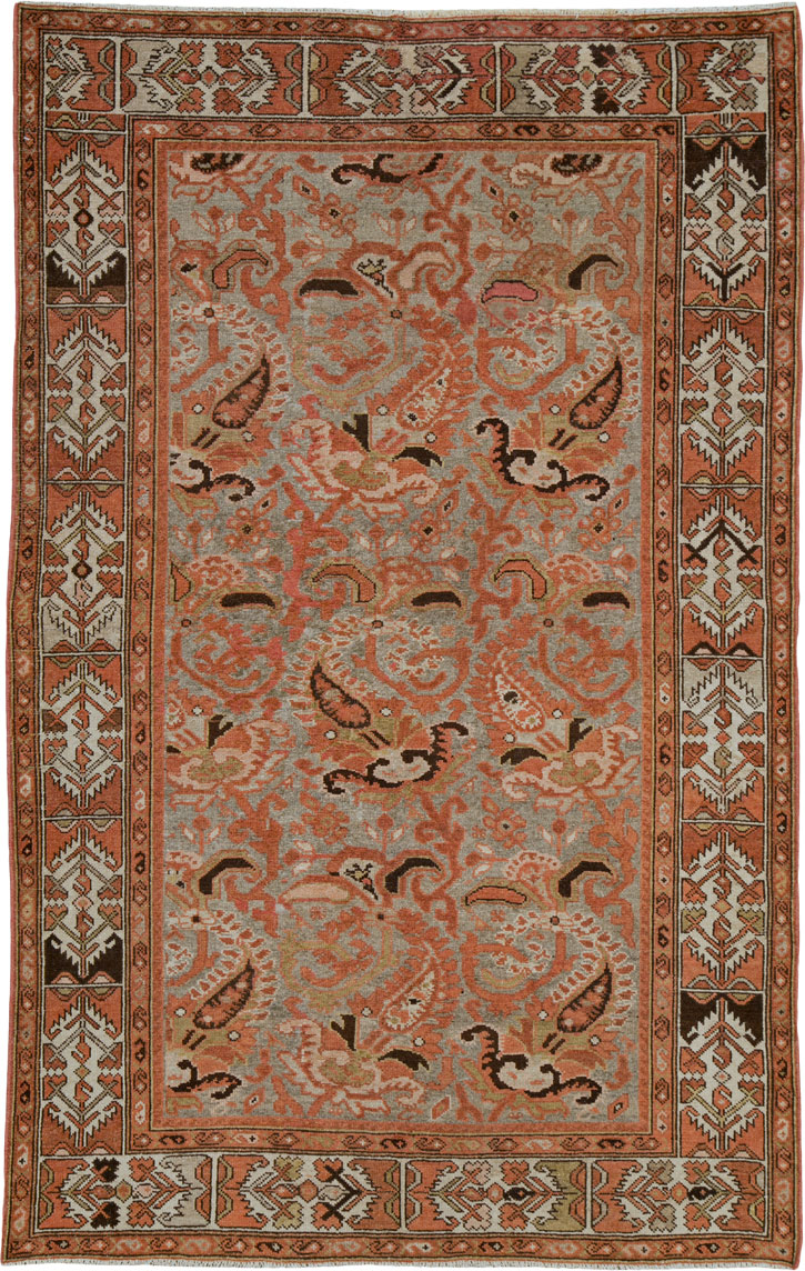 Vintage Persian Malayer Rug, No.21806 - Staging