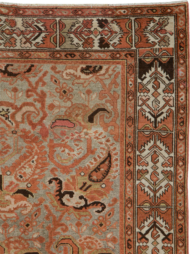 Vintage Persian Malayer Rug, No.21806 - Staging