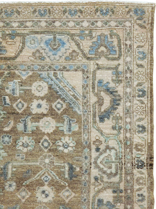Vintage Persian Malayer Square Rug, No.21807 - Staging