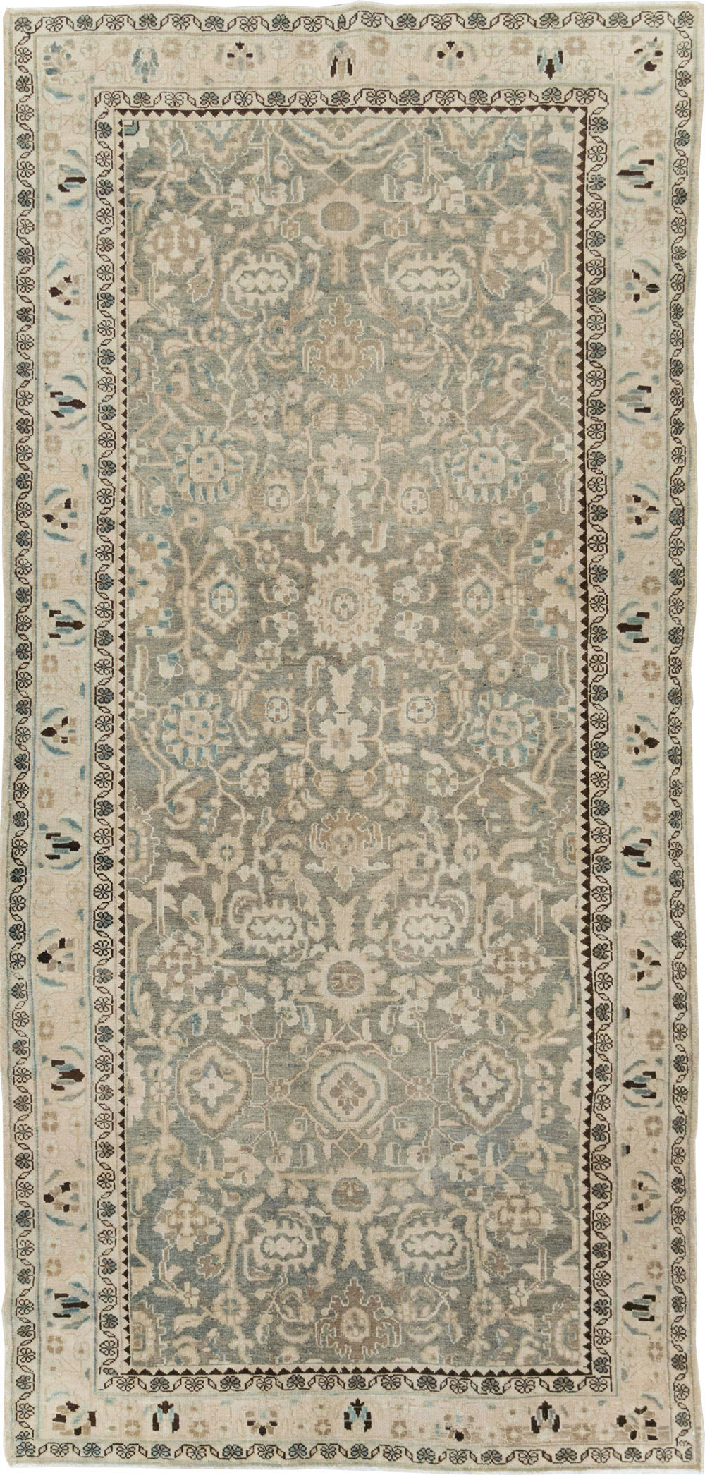 Vintage Persian Malayer Gallery Carpet, No.21810 - Staging