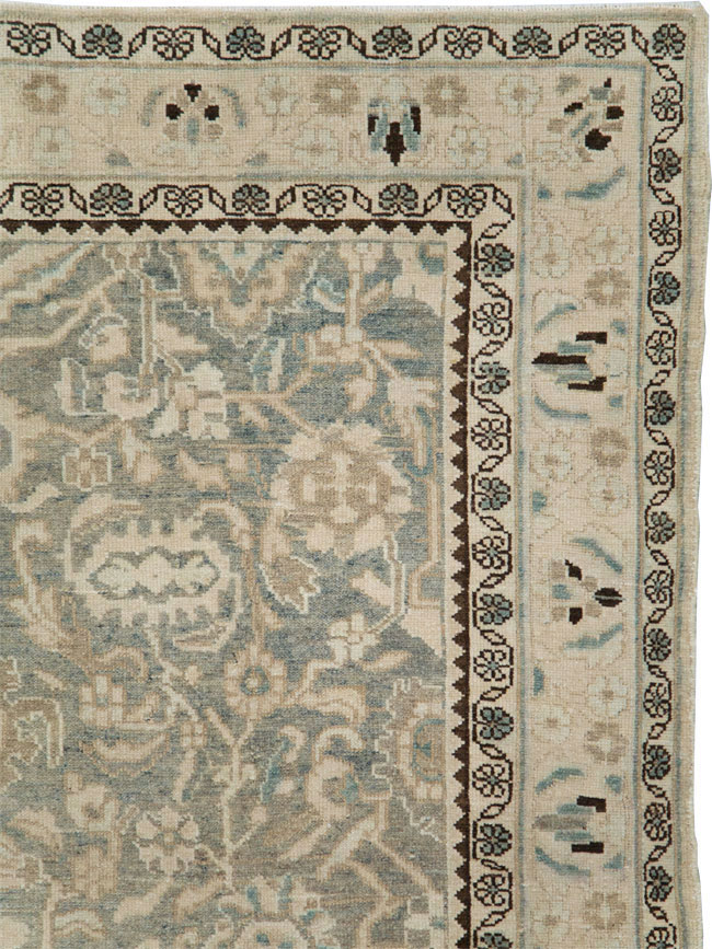 Vintage Persian Malayer Gallery Carpet, No.21810 - Staging