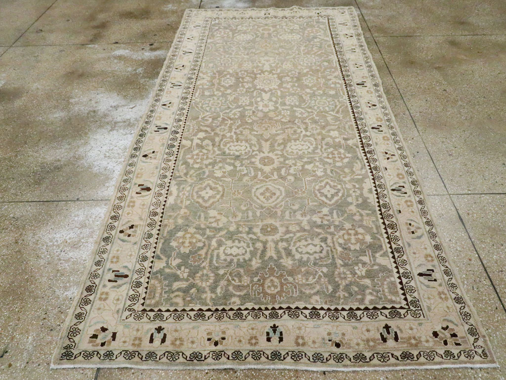Vintage Persian Malayer Gallery Carpet, No.21810 - Staging