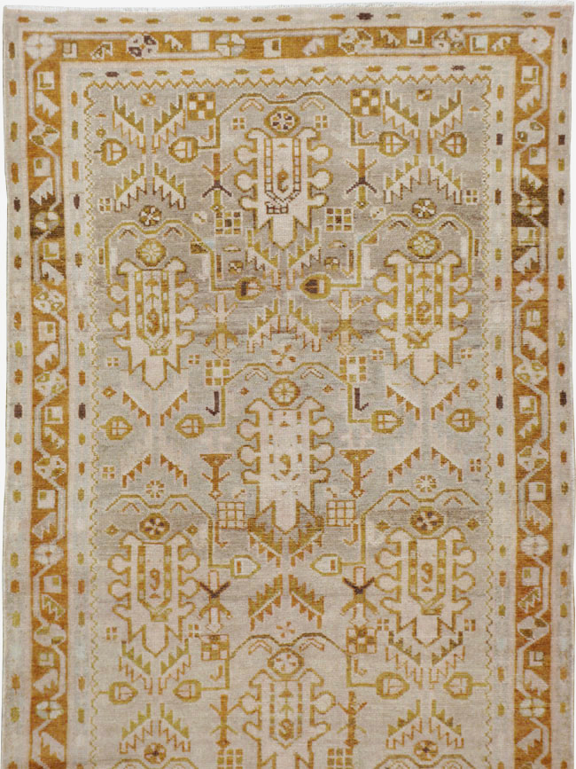 Vintage Persian Malayer Runner, No.21811 - Staging