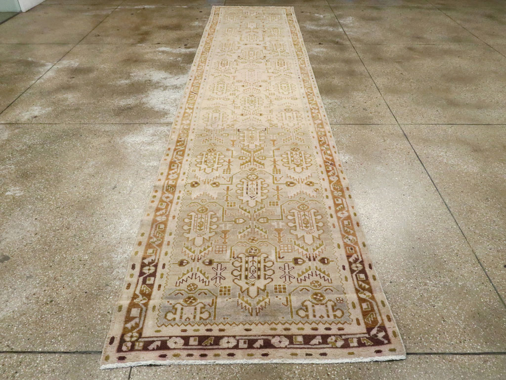 Vintage Persian Malayer Runner, No.21811 - Staging