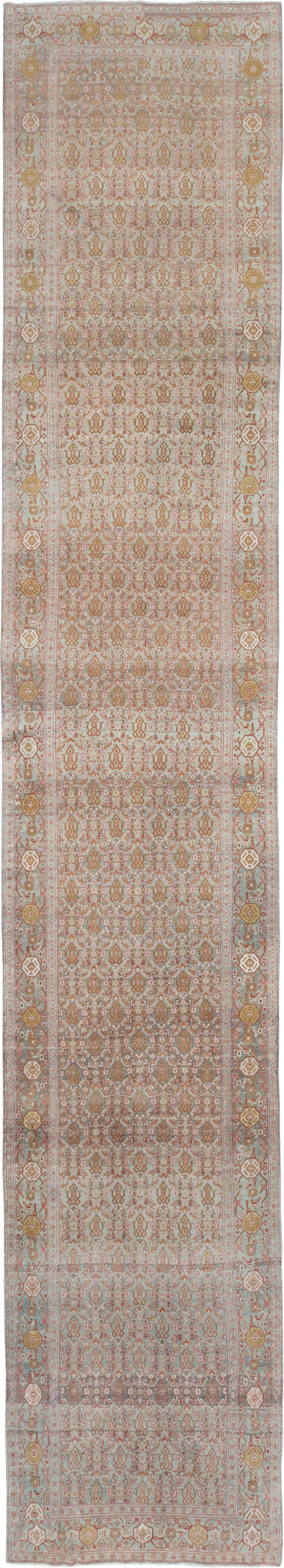 Vintage Persian Senneh Rug, No.21817 - Staging