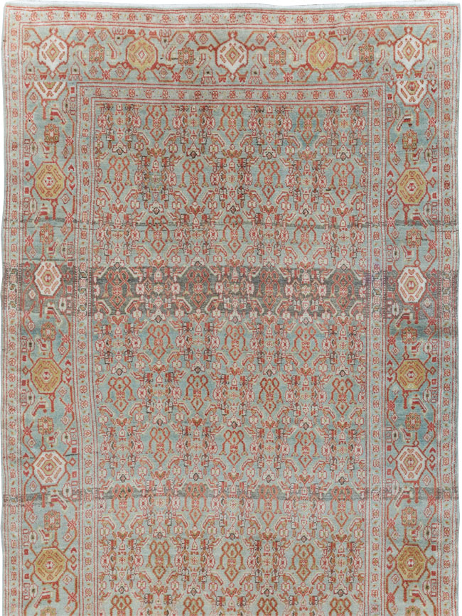 Vintage Persian Senneh Rug, No.21817 - Staging