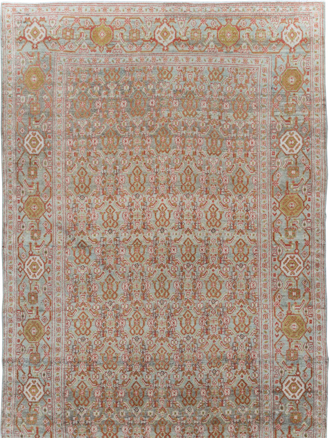 Vintage Persian Senneh Rug, No.21817 - Staging
