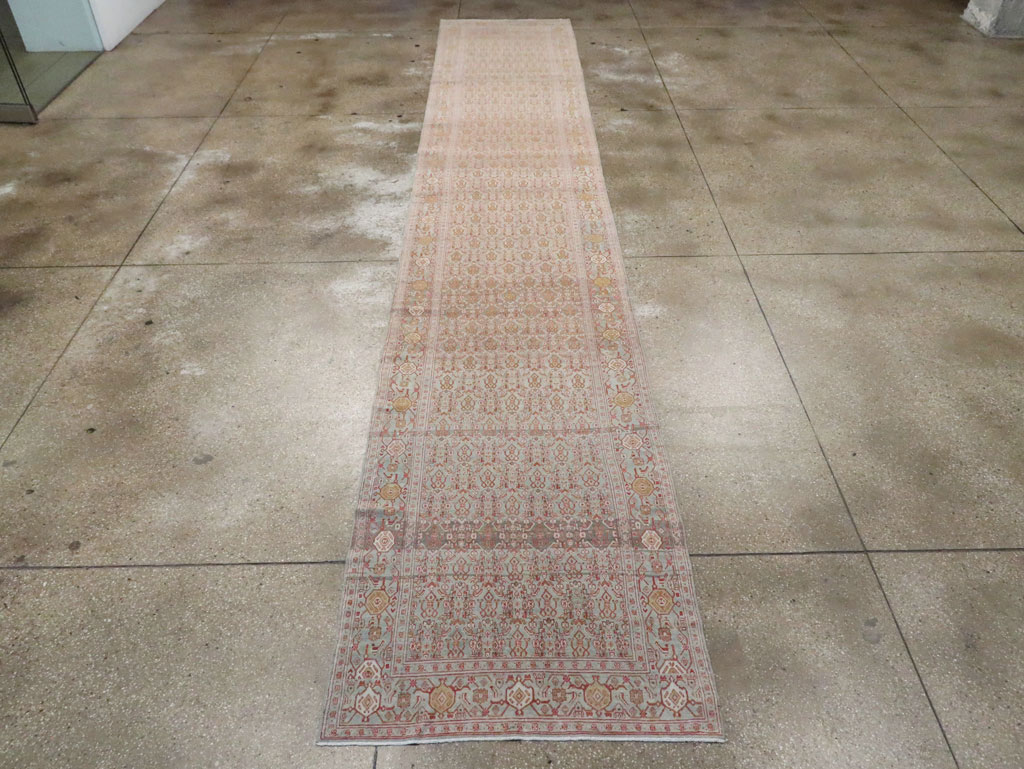 Vintage Persian Senneh Rug, No.21817 - Staging