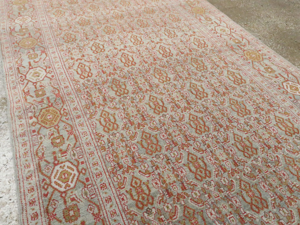 Vintage Persian Senneh Rug, No.21817 - Staging