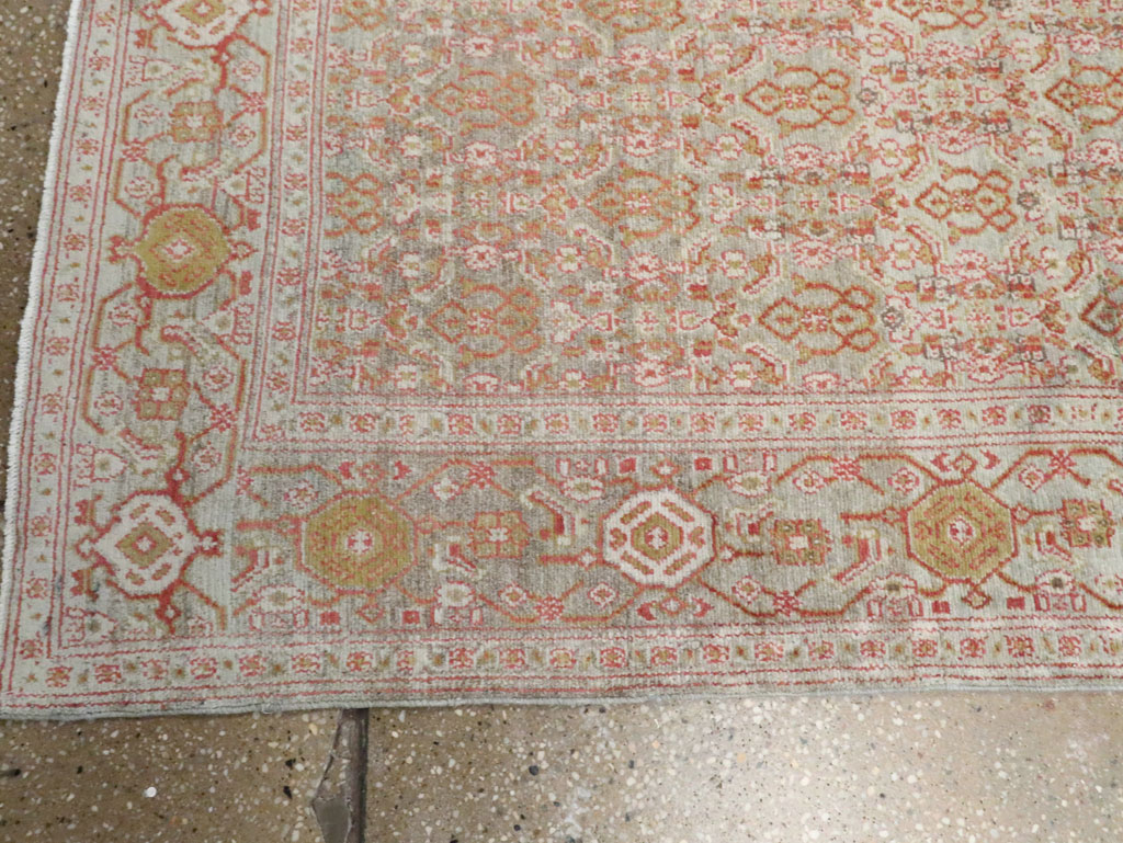 Vintage Persian Senneh Rug, No.21817 - Staging