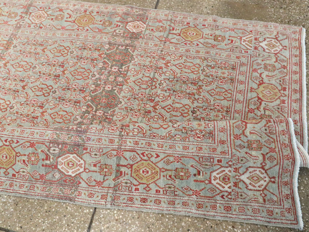 Vintage Persian Senneh Rug, No.21817 - Staging