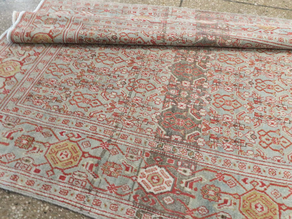 Vintage Persian Senneh Rug, No.21817 - Staging