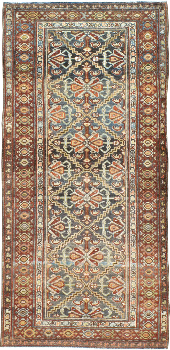 Vintage Persian Malayer Rug, No.21822 - Staging