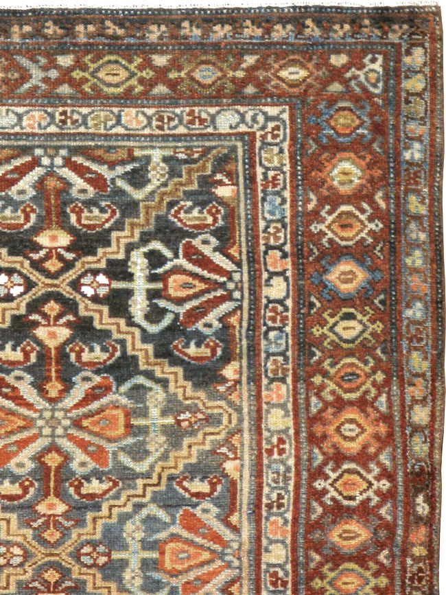 Vintage Persian Malayer Rug, No.21822 - Staging