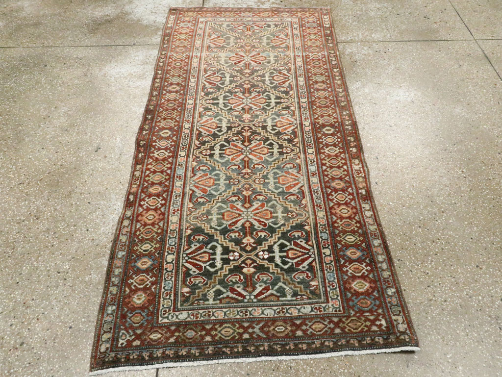 Vintage Persian Malayer Rug, No.21822 - Staging