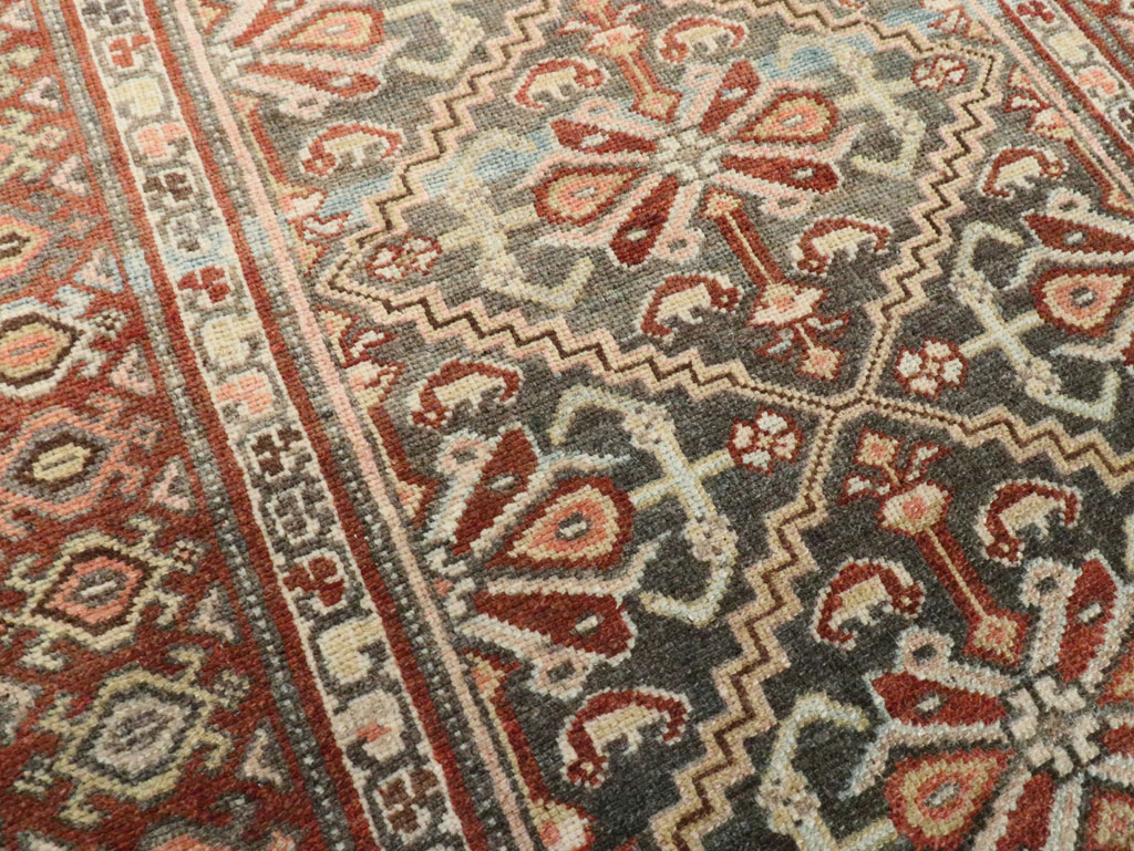 Vintage Persian Malayer Rug, No.21822 - Staging