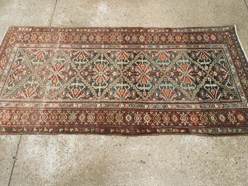 Vintage Persian Malayer Rug, No.21822 - Staging