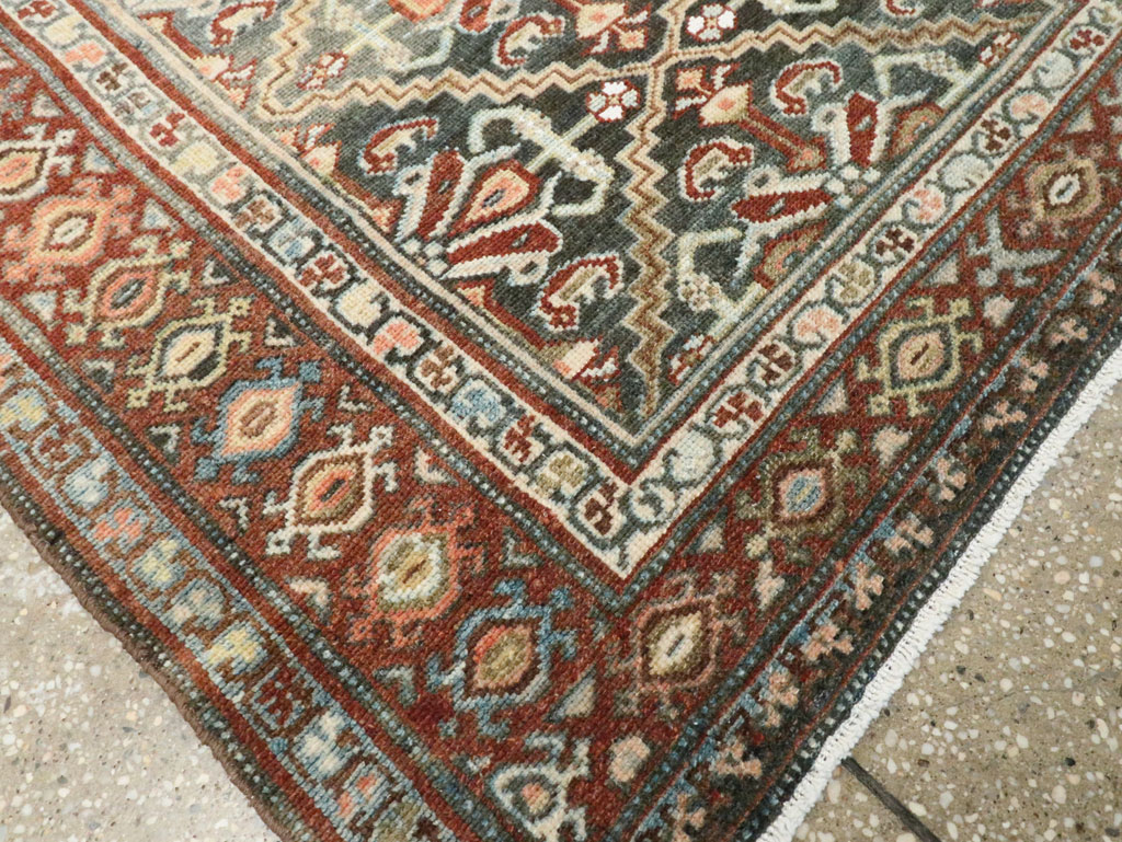 Vintage Persian Malayer Rug, No.21822 - Staging