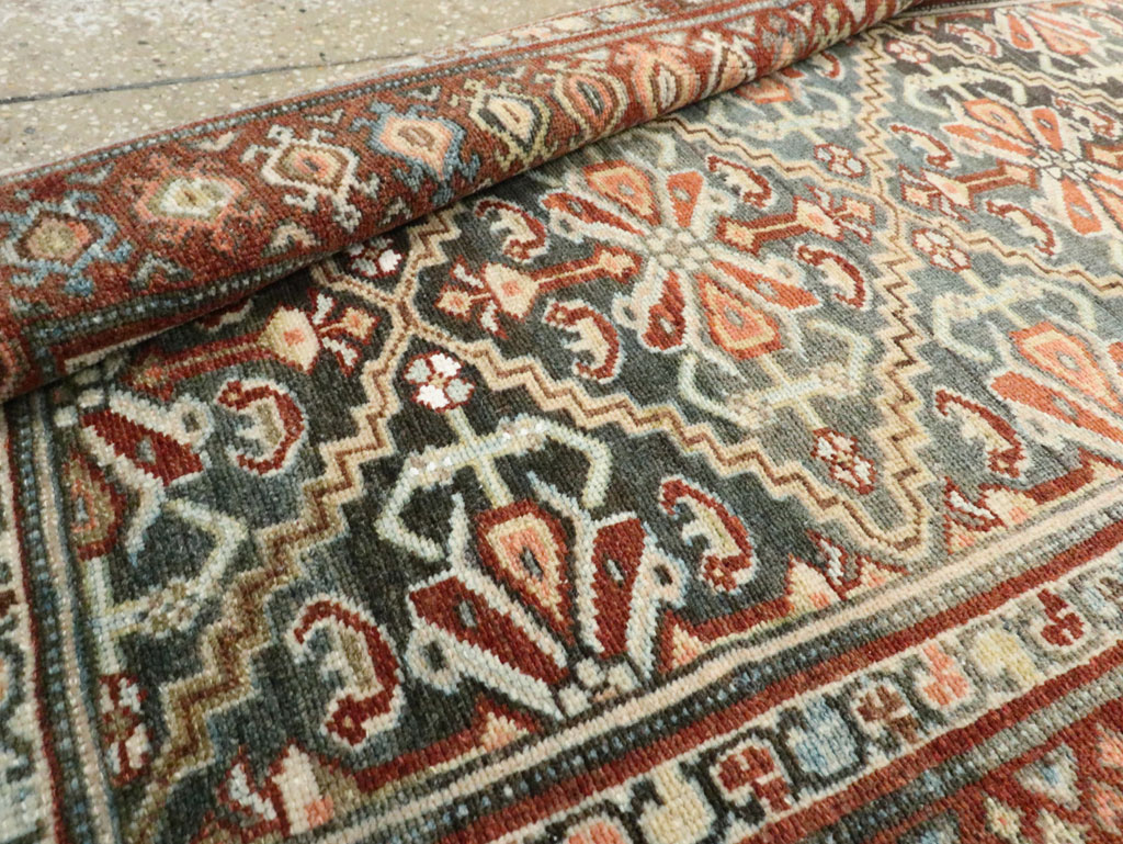 Vintage Persian Malayer Rug, No.21822 - Staging