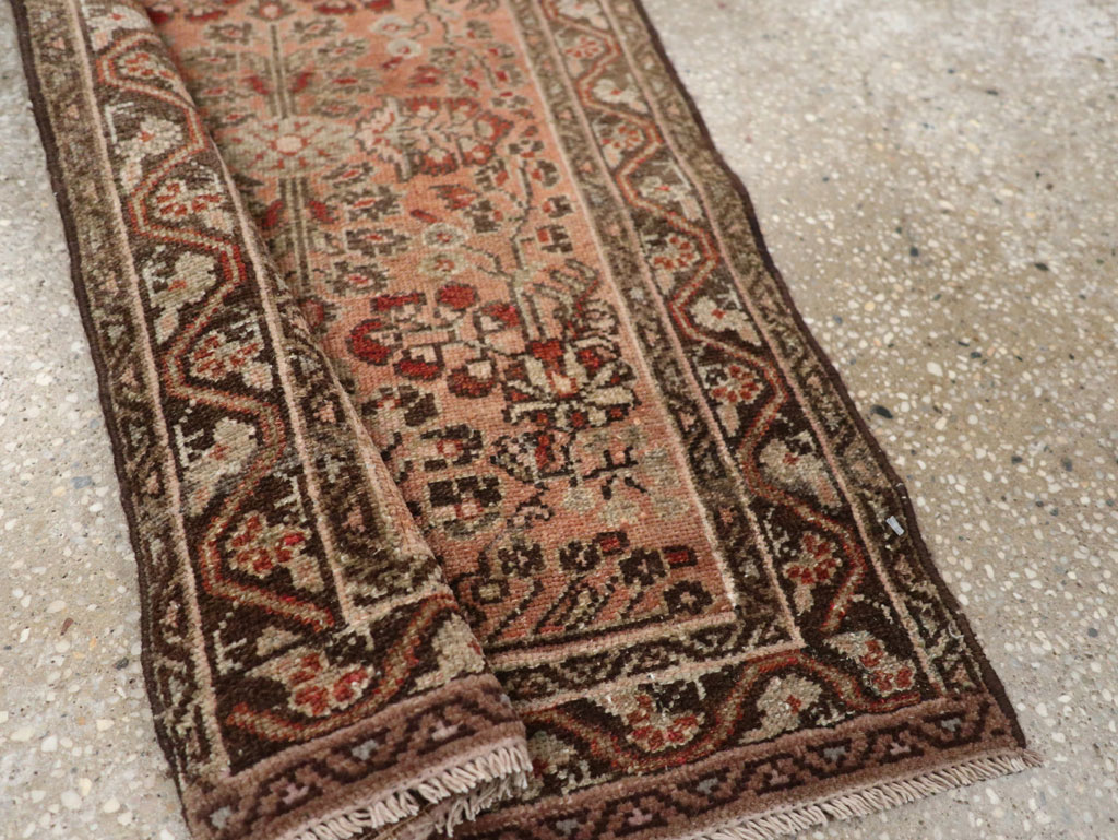 Antique Persian Malayer Throw Rug, No.21823 - Staging