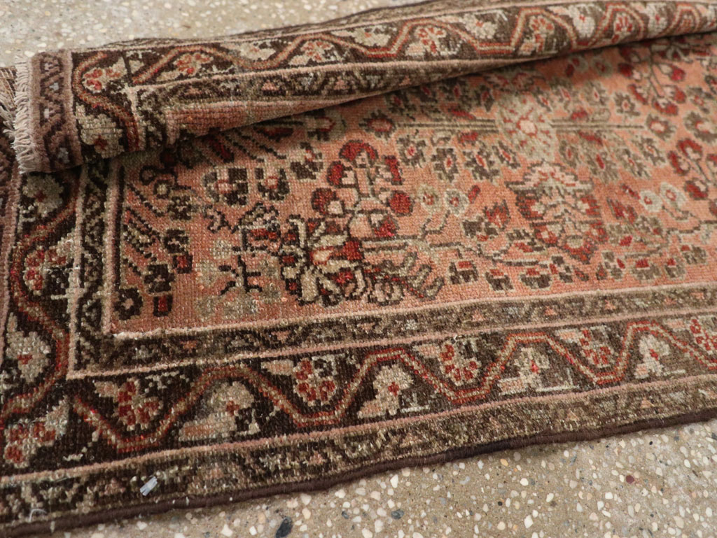 Antique Persian Malayer Throw Rug, No.21823 - Staging