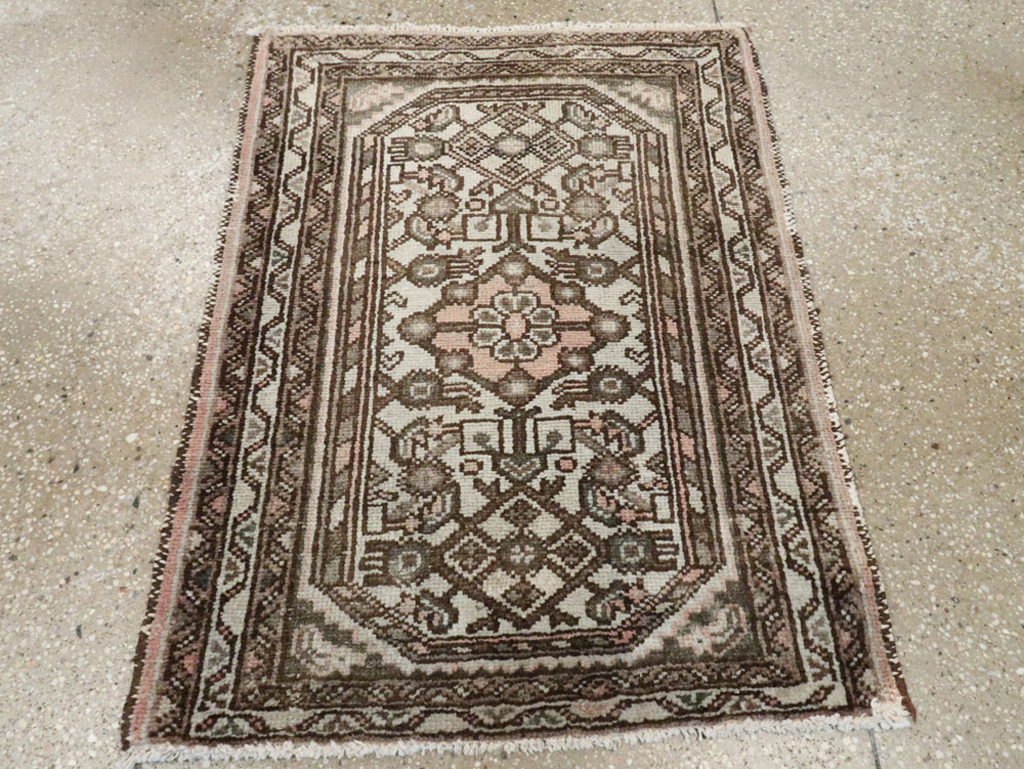 Vintage Persian Malayer Rug, No.21828 - Staging