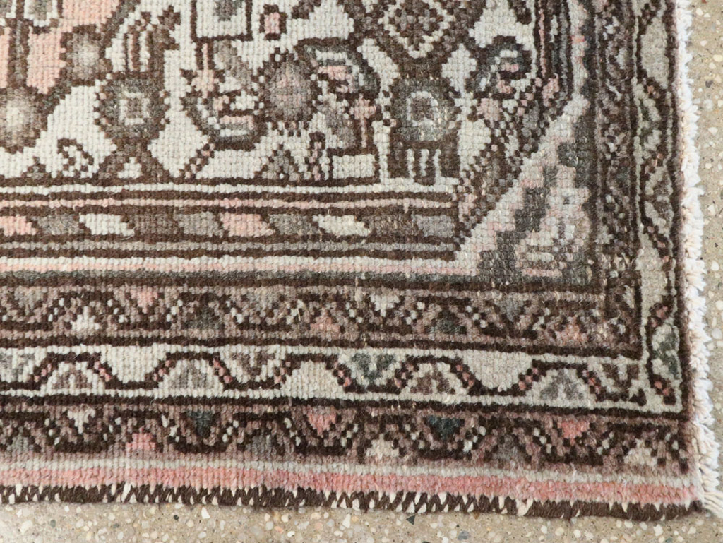 Vintage Persian Malayer Rug, No.21828 - Staging