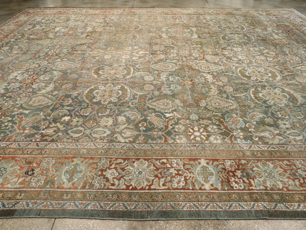 Antique Persian Mahal Carpet, No.21836 - Staging