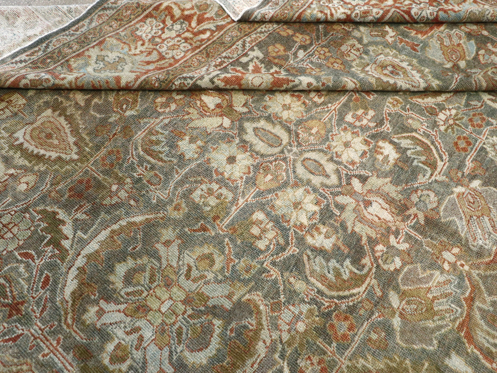 Antique Persian Mahal Carpet, No.21836 - Staging