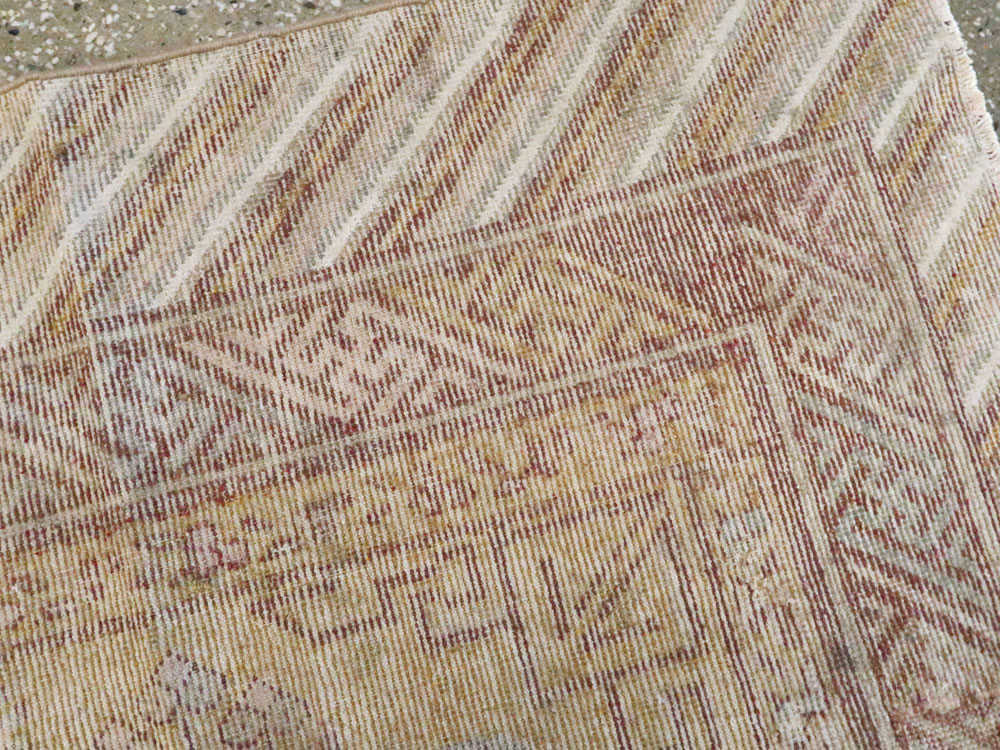 Antique East Turkestan Khotan Rug, No.21844 - Staging