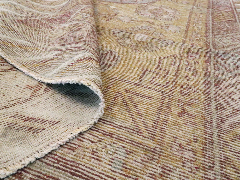 Antique East Turkestan Khotan Rug, No.21844 - Staging