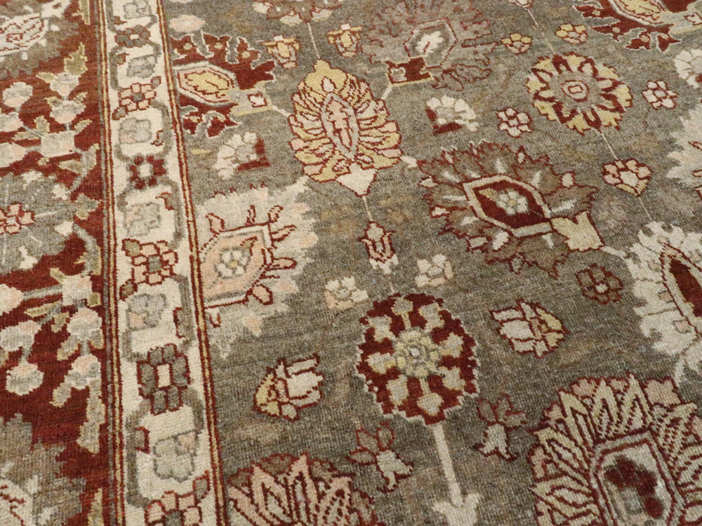 Antique Persian Tabriz Carpet, No.21850 - Staging