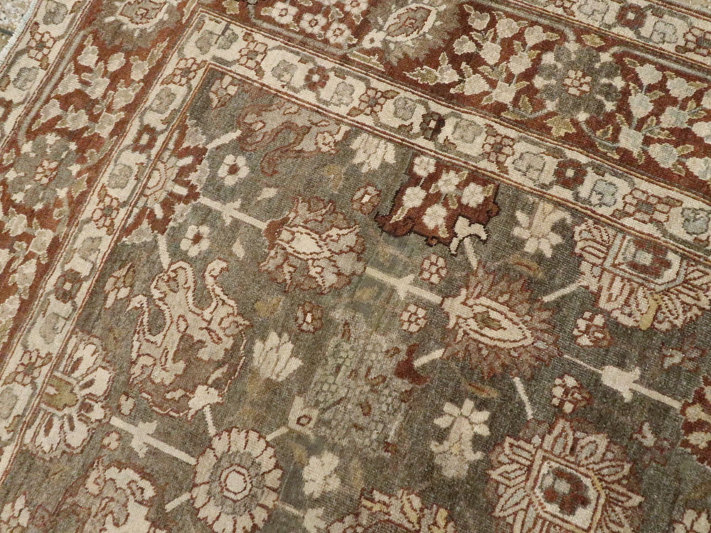Antique Persian Tabriz Carpet, No.21850 - Staging
