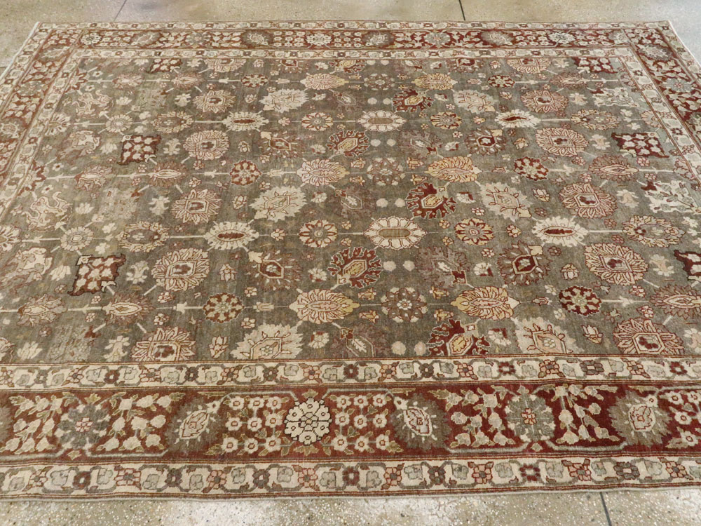 Antique Persian Tabriz Carpet, No.21850 - Staging