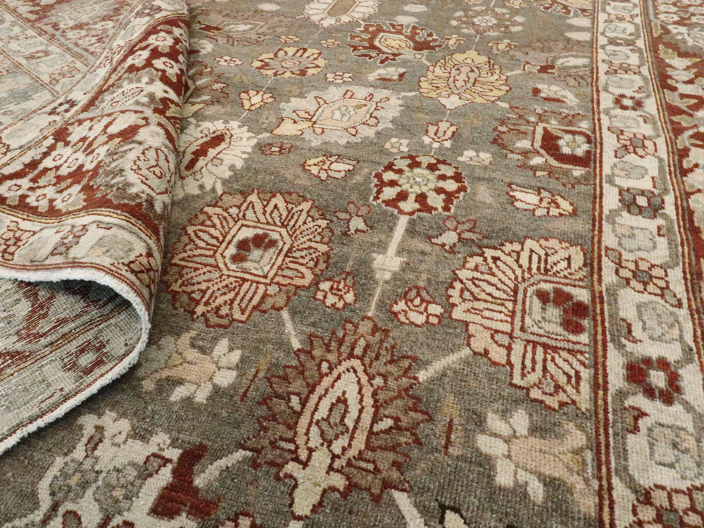 Antique Persian Tabriz Carpet, No.21850 - Staging