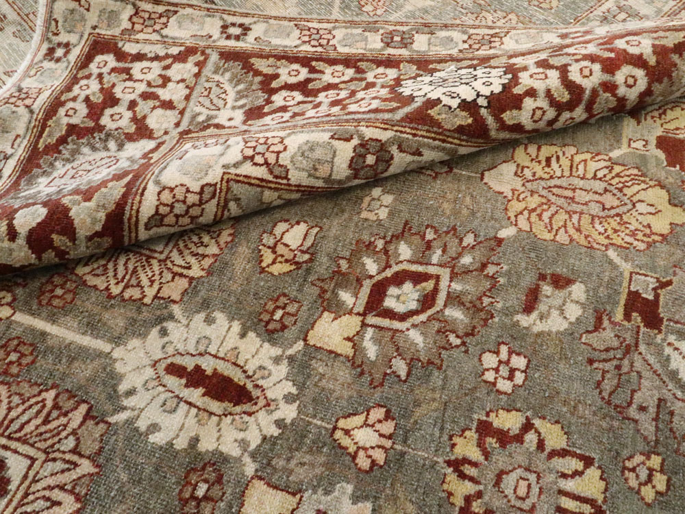 Antique Persian Tabriz Carpet, No.21850 - Staging